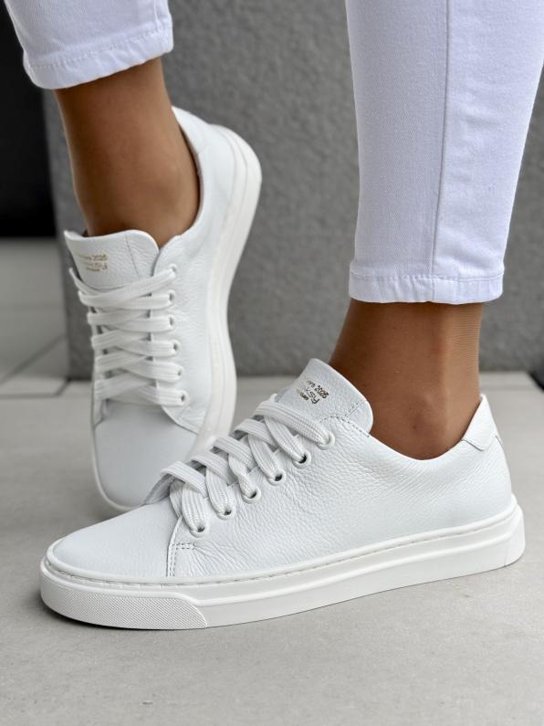 Sneakersy damskie OLEKSY ze skóry naturalnej Polskiej produkcji 6077/G02
