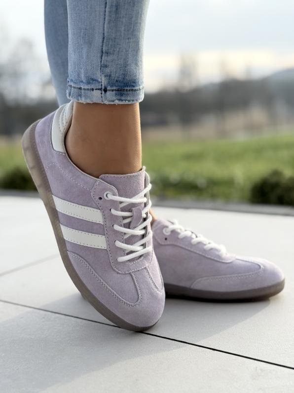 Sneakersy ze skóry naturalnej GD-XF-164/L.PURPLE