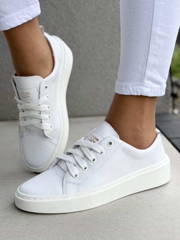 Sneakersy damskie OLEKSY ze skóry naturalnej Polskiej produkcji 3164/534/111