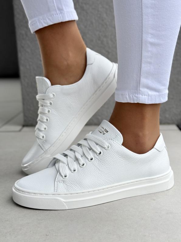 Sneakersy damskie OLEKSY ze skóry naturalnej Polskiej produkcji 6077/G02