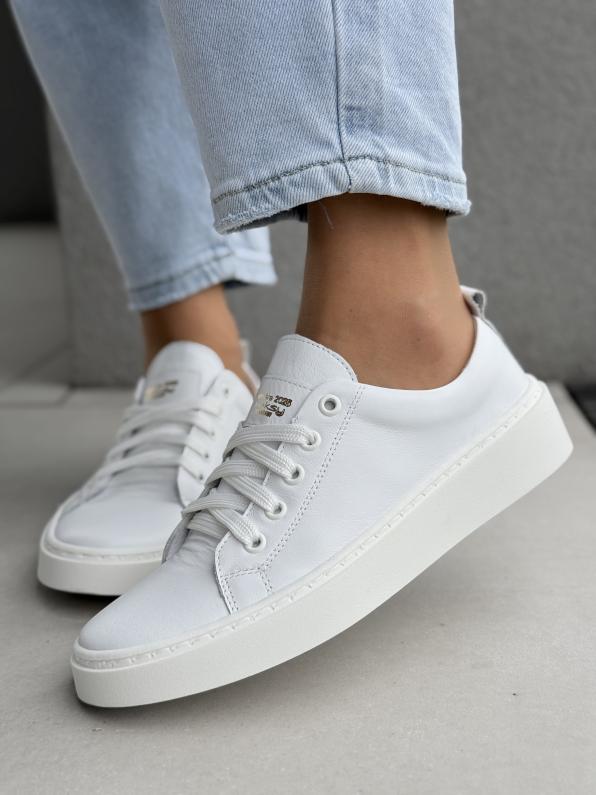 Sneakersy damskie OLEKSY ze skóry naturalnej Polskiej produkcji 6076/534