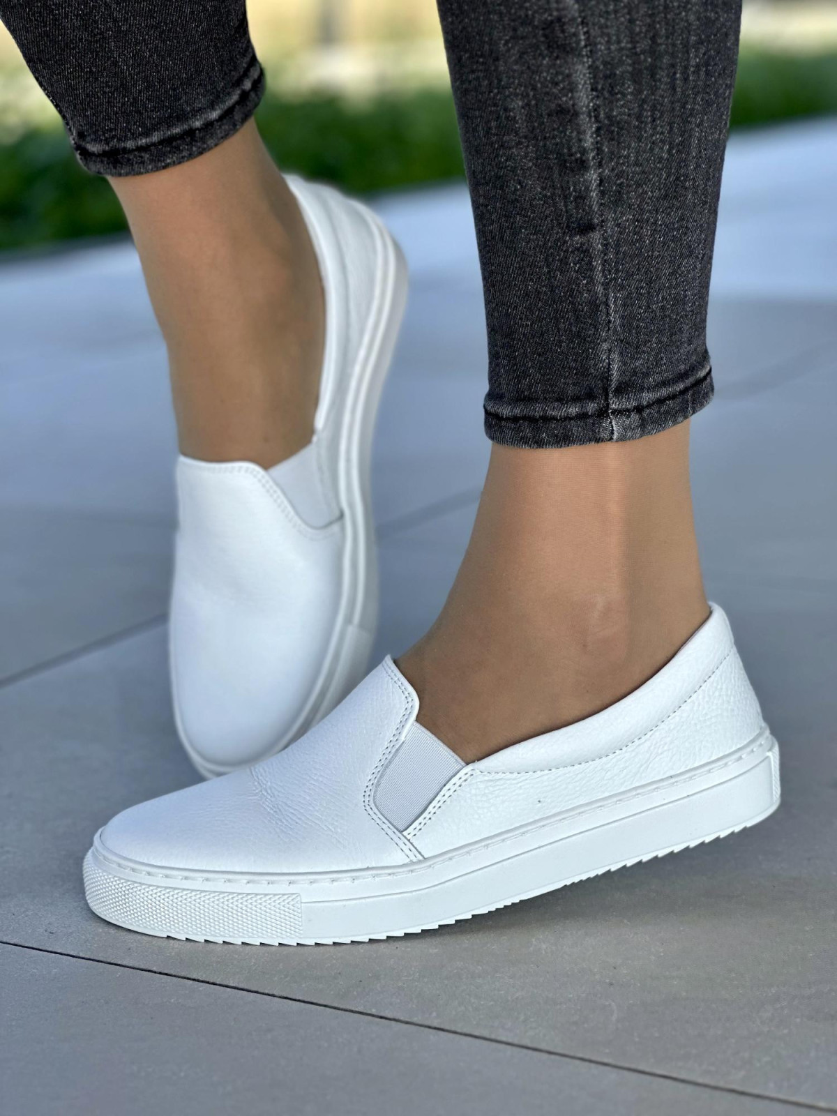 Damskie slip-ony skórzane OLEKSY Polskiej produkcji