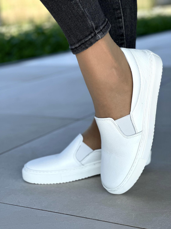 Damskie slip-ony skórzane OLEKSY Polskiej produkcji