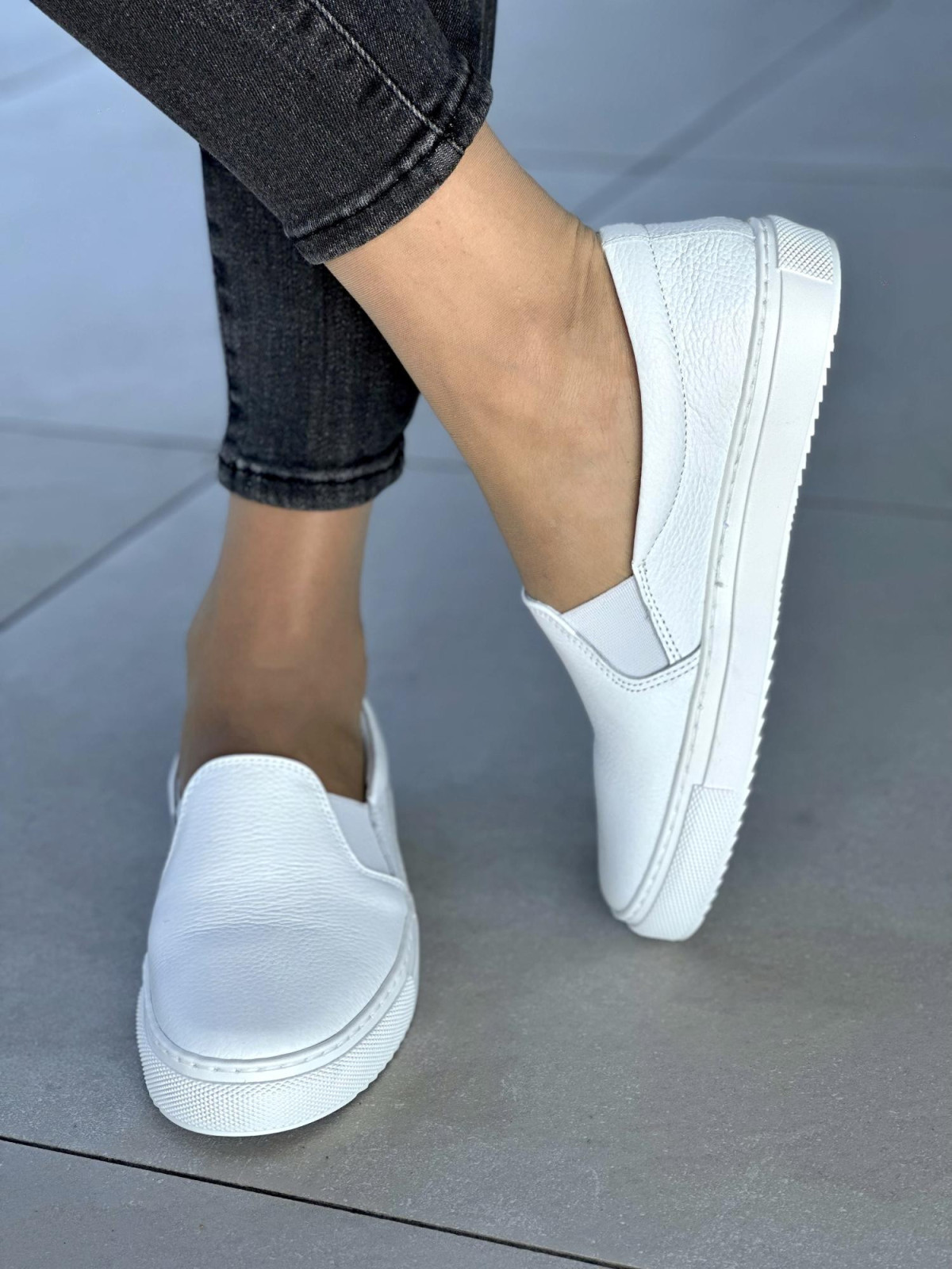 Damskie slip-ony skórzane OLEKSY Polskiej produkcji