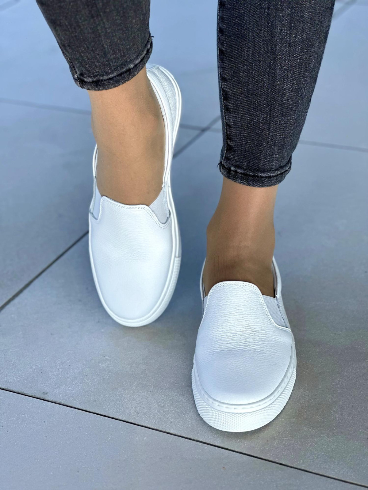 Damskie slip-ony skórzane OLEKSY Polskiej produkcji