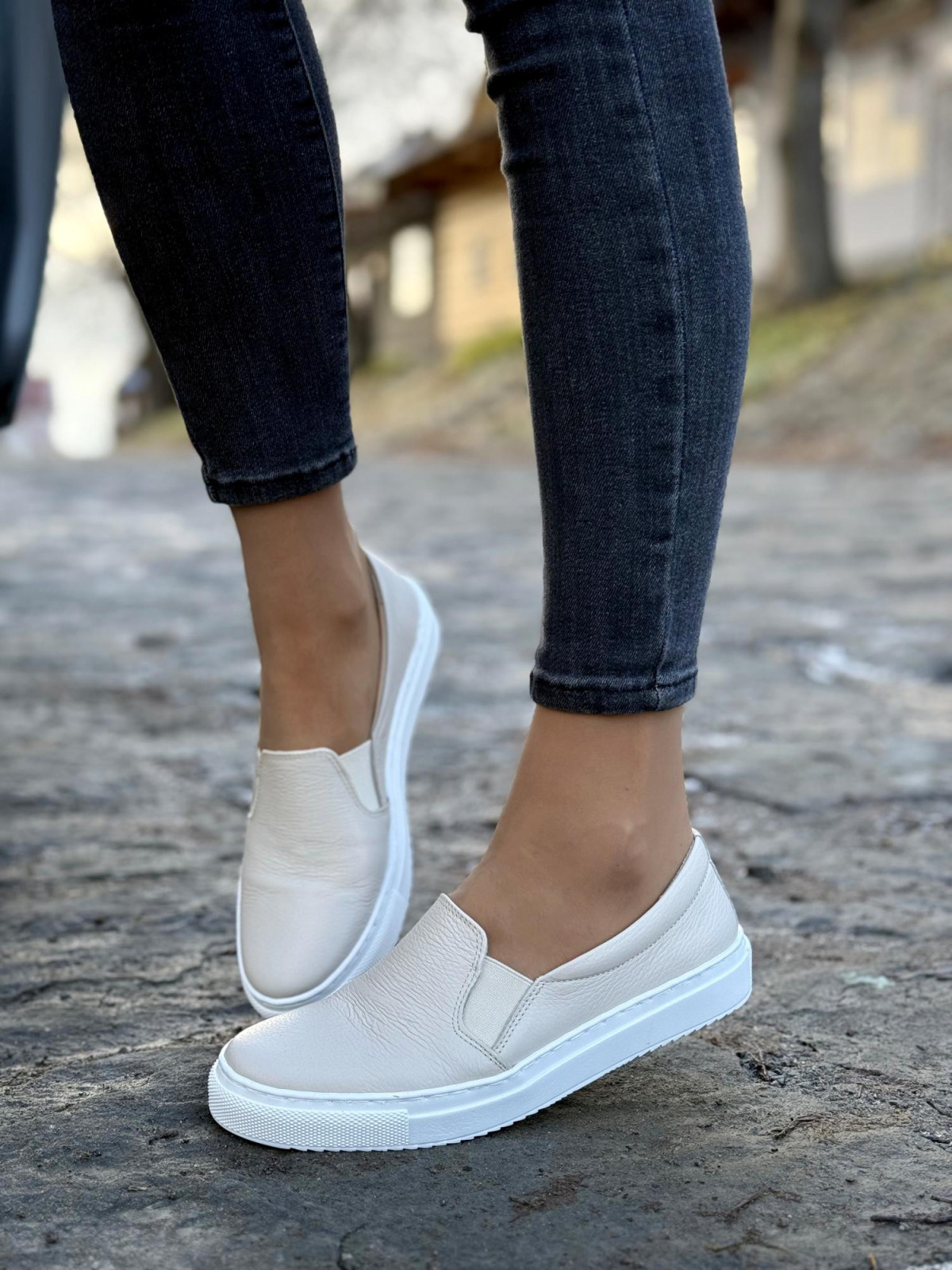 Półbuty damskie OLEKSY ze skóry naturalnej Polskiej produkcji