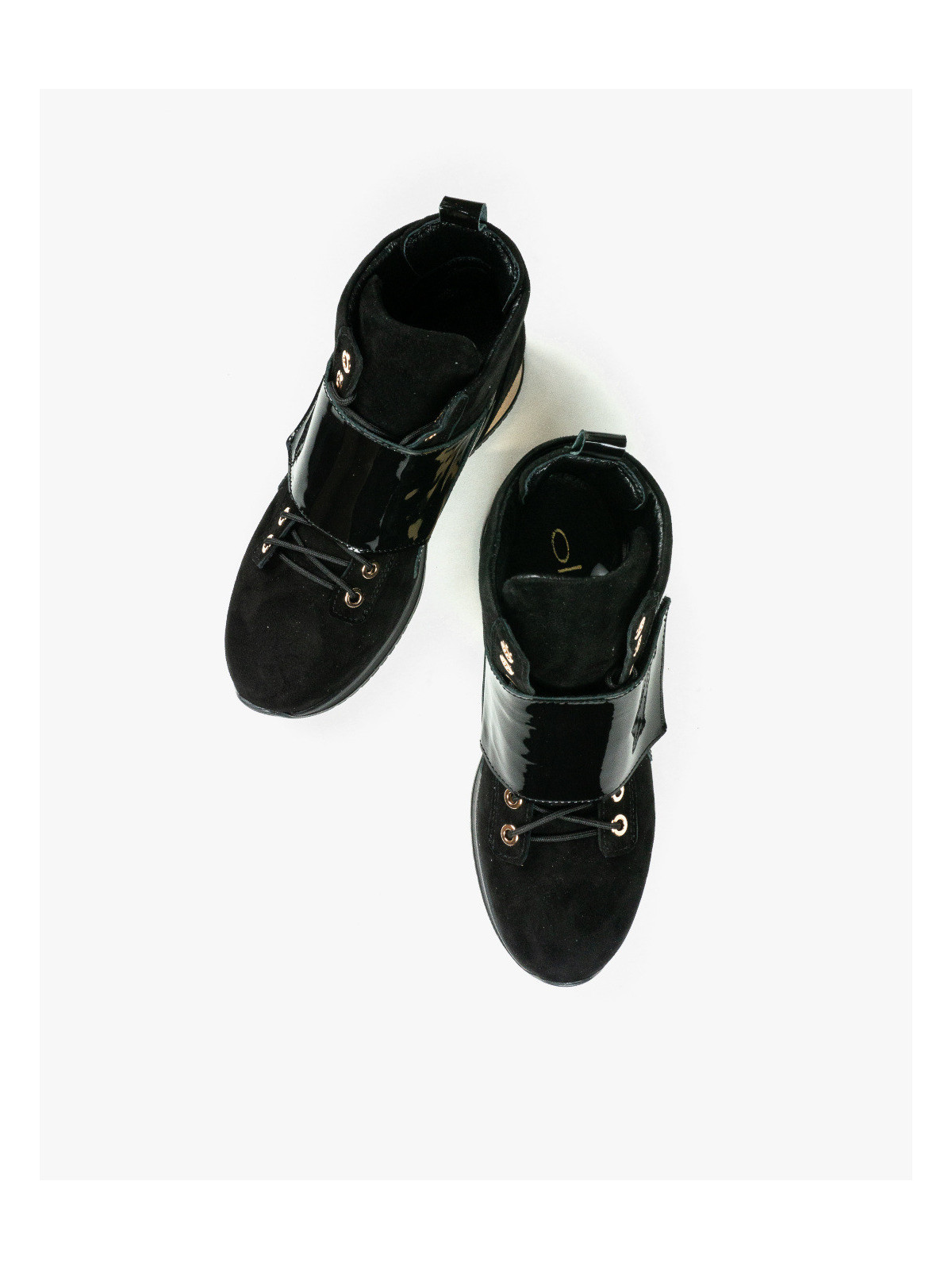 Czarne adidasy damskie skórzane