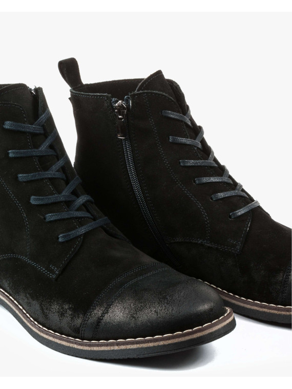 Botki czarne męskie