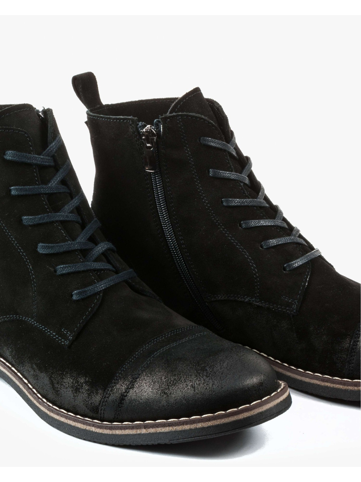 Botki czarne męskie