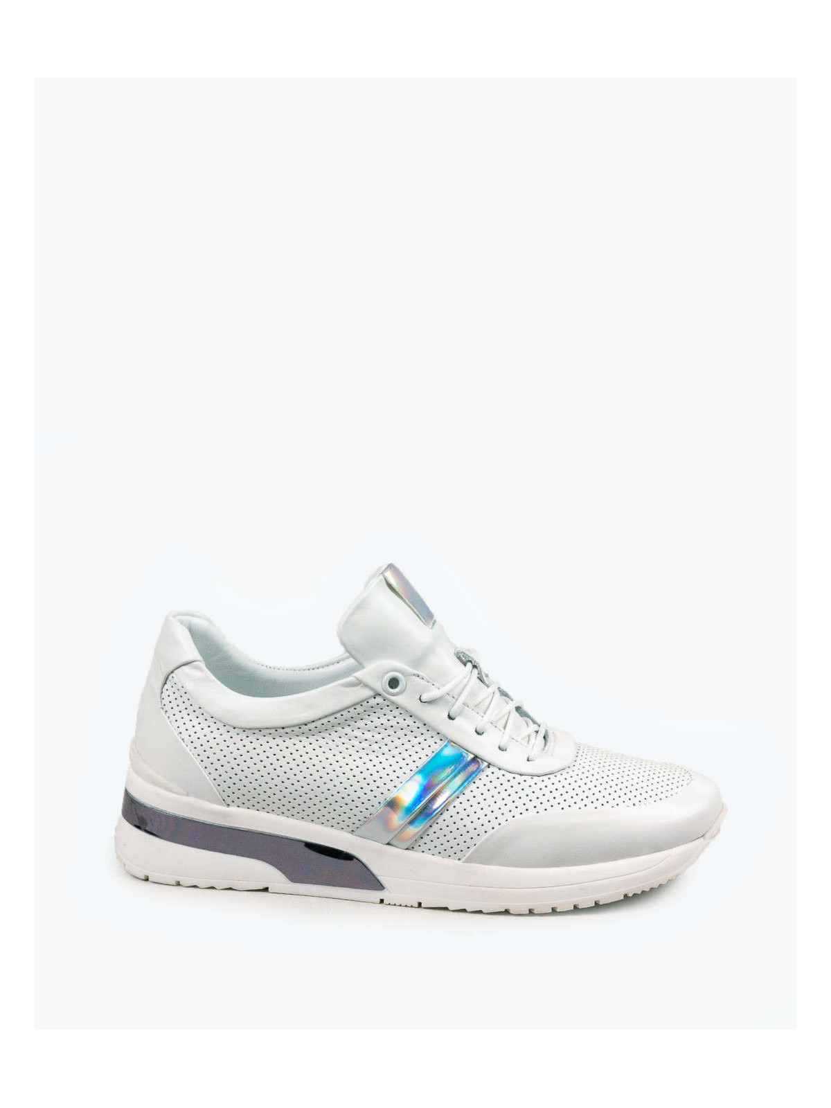 Białe adidasy damskie skórzane