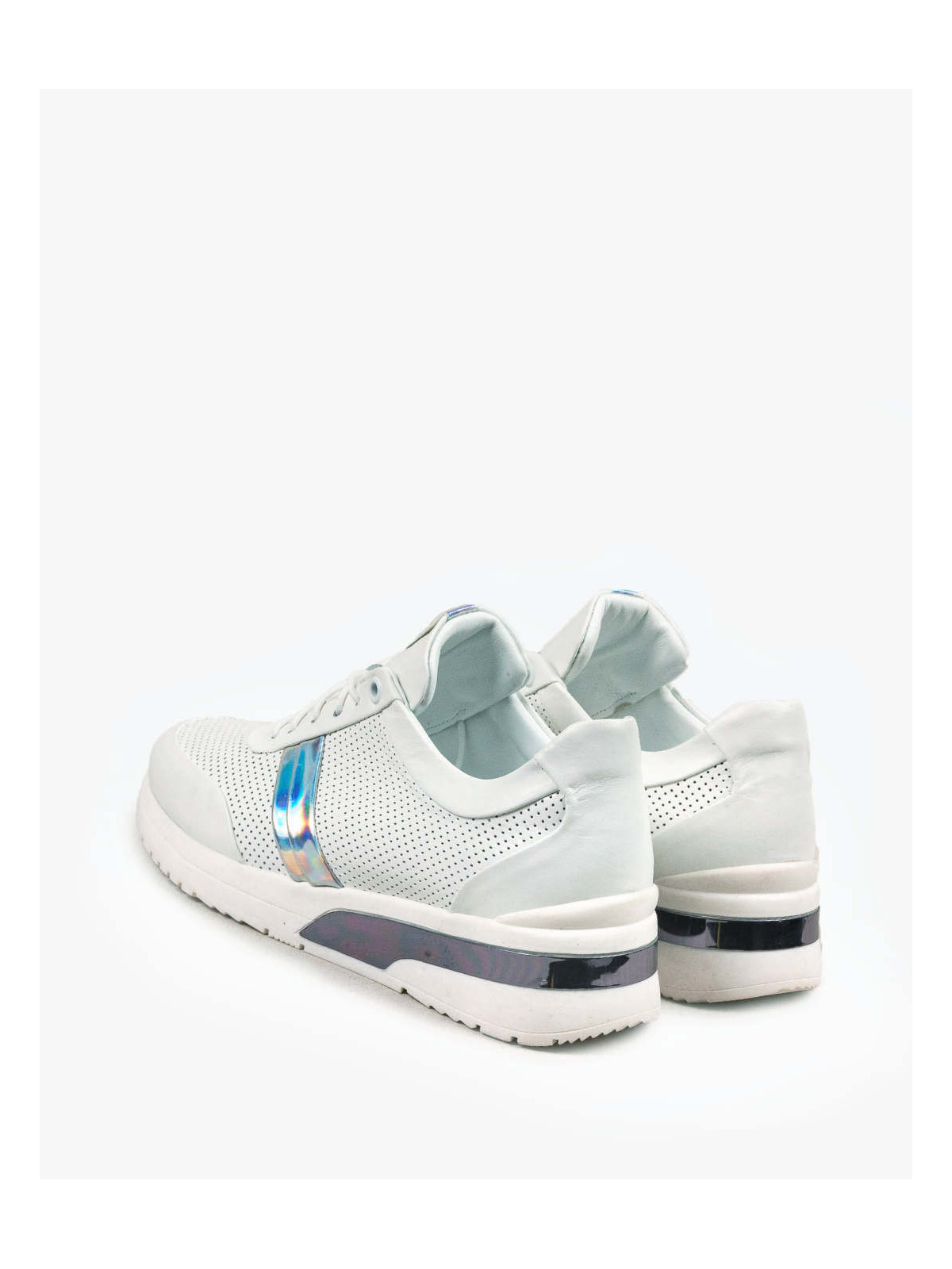 Białe adidasy damskie skórzane