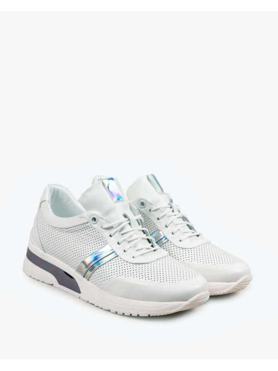 Białe adidasy damskie skórzane