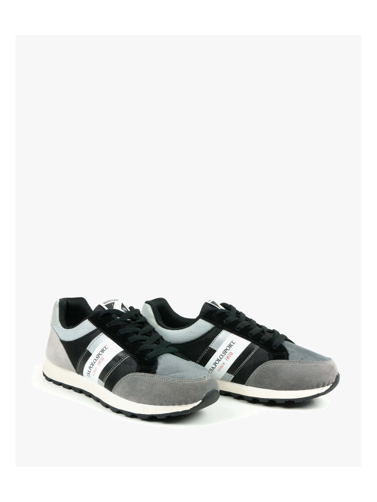 Szare półbuty męskie skórzane