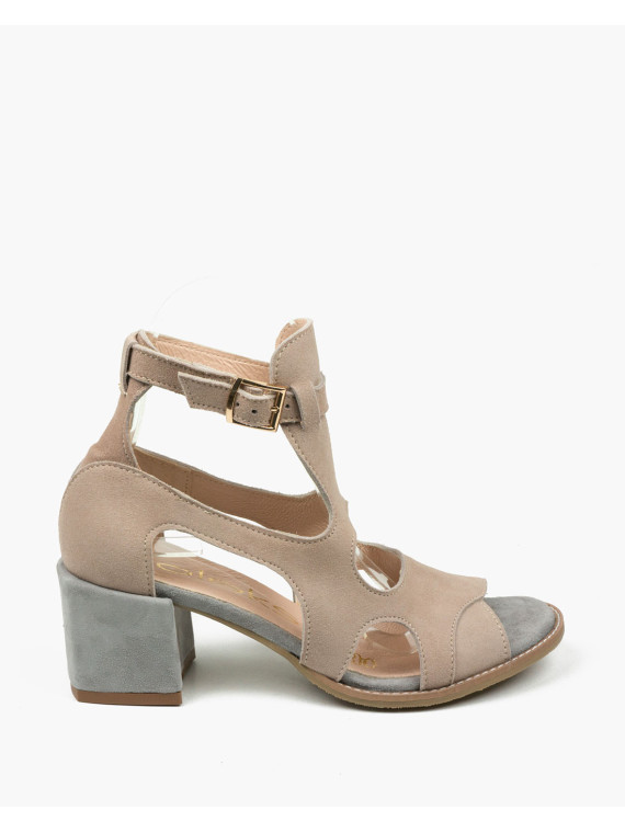 Sandały damskie skórzane