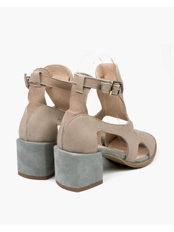 Sandały damskie skórzane