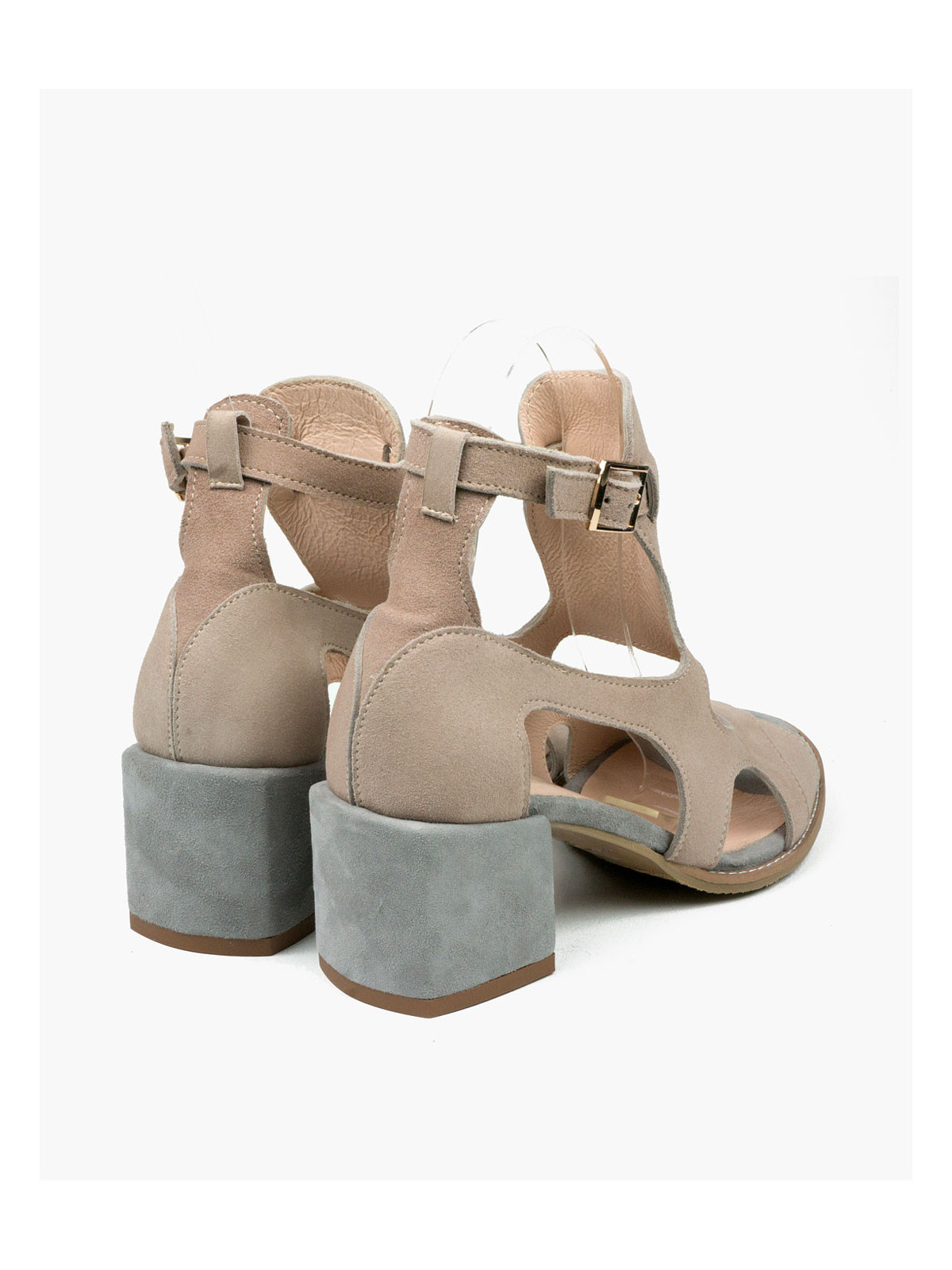 Sandały damskie skórzane