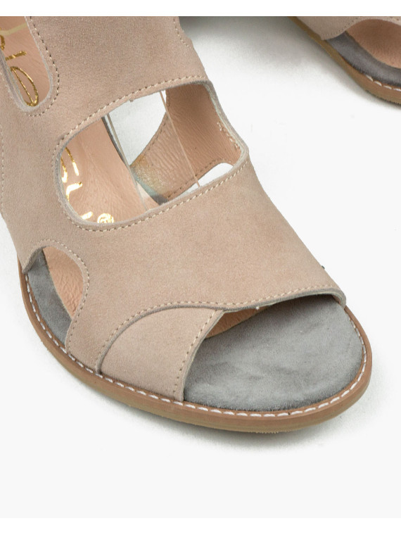 Sandały damskie skórzane