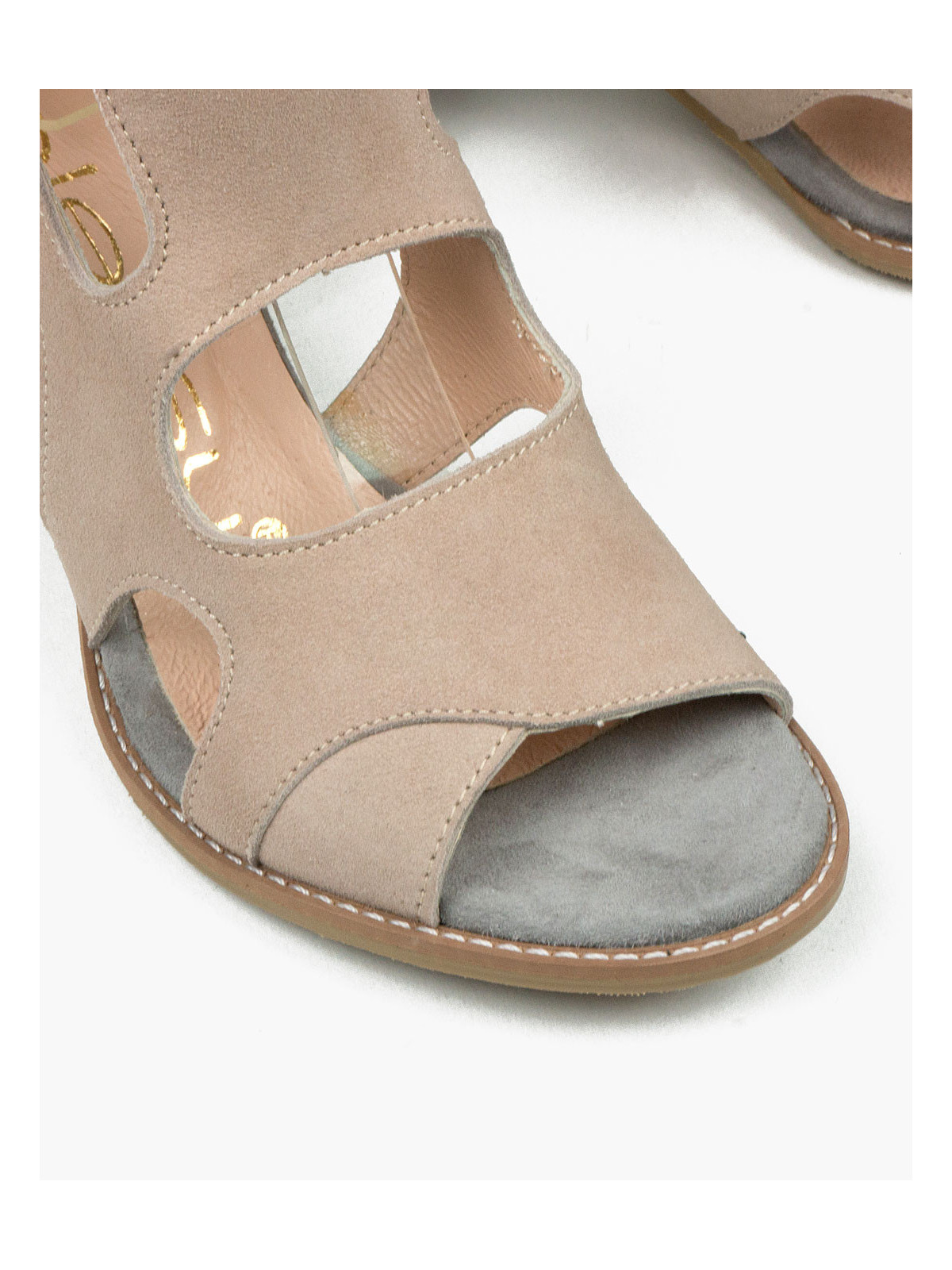 Sandały damskie skórzane