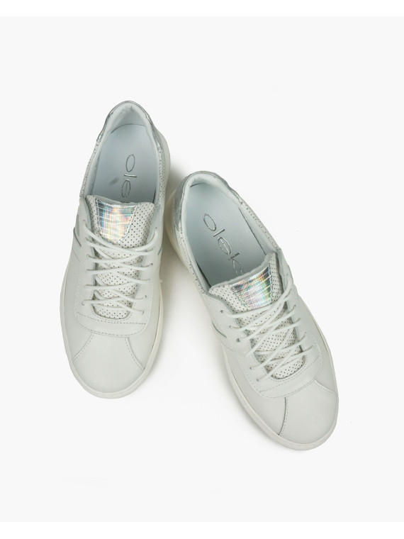 Białe adidasy damskie skórzane