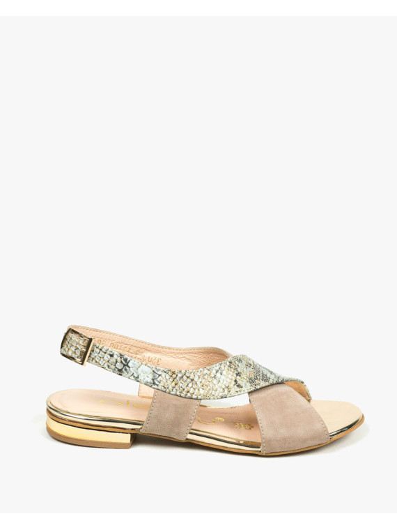 Sandały damskie skórzane