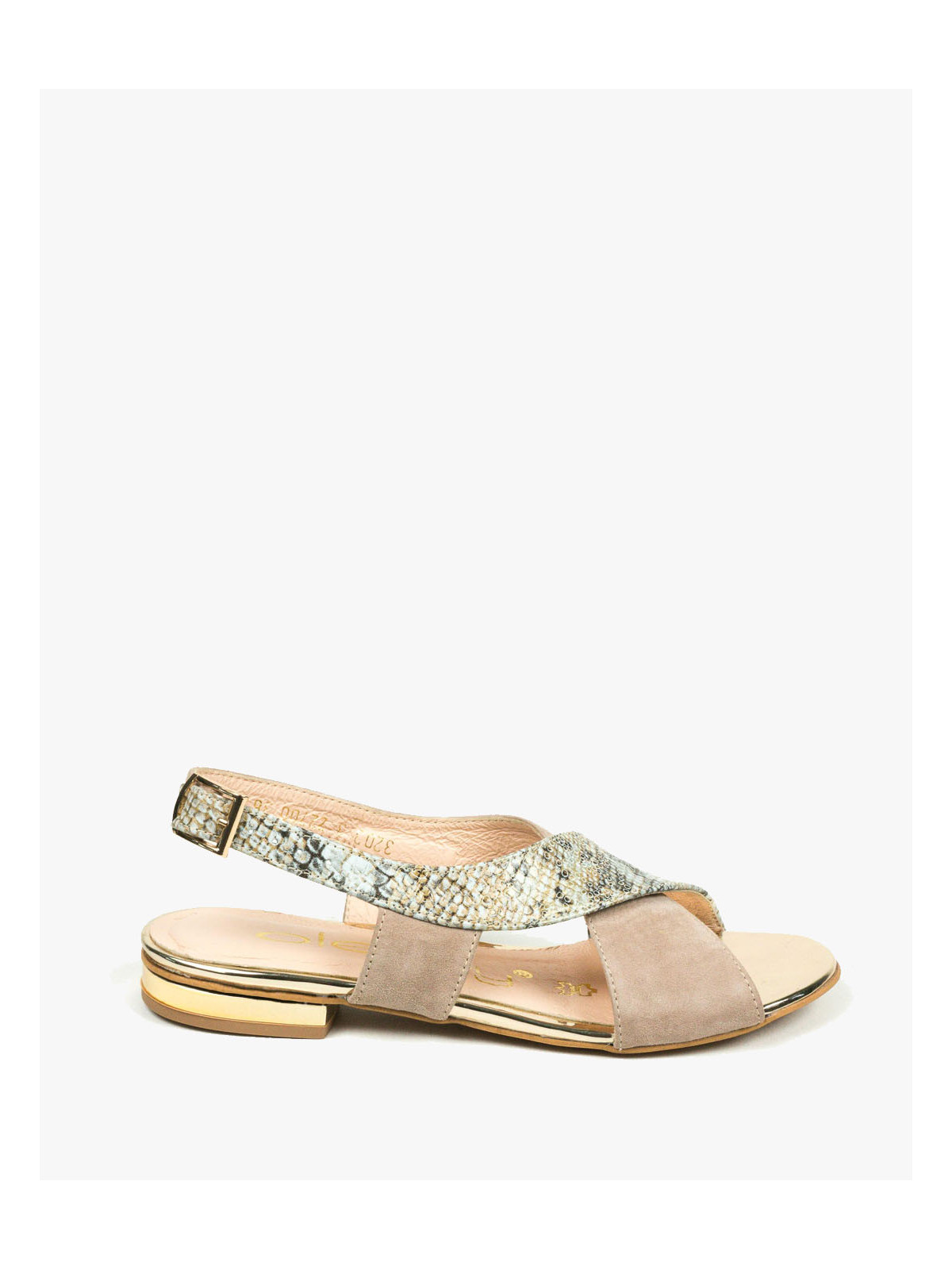 Sandały damskie skórzane