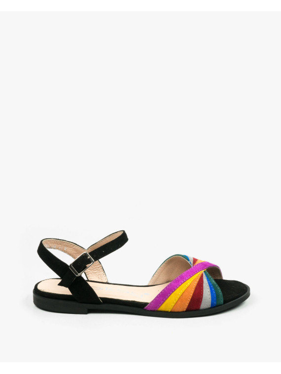 Sandały damskie skórzane