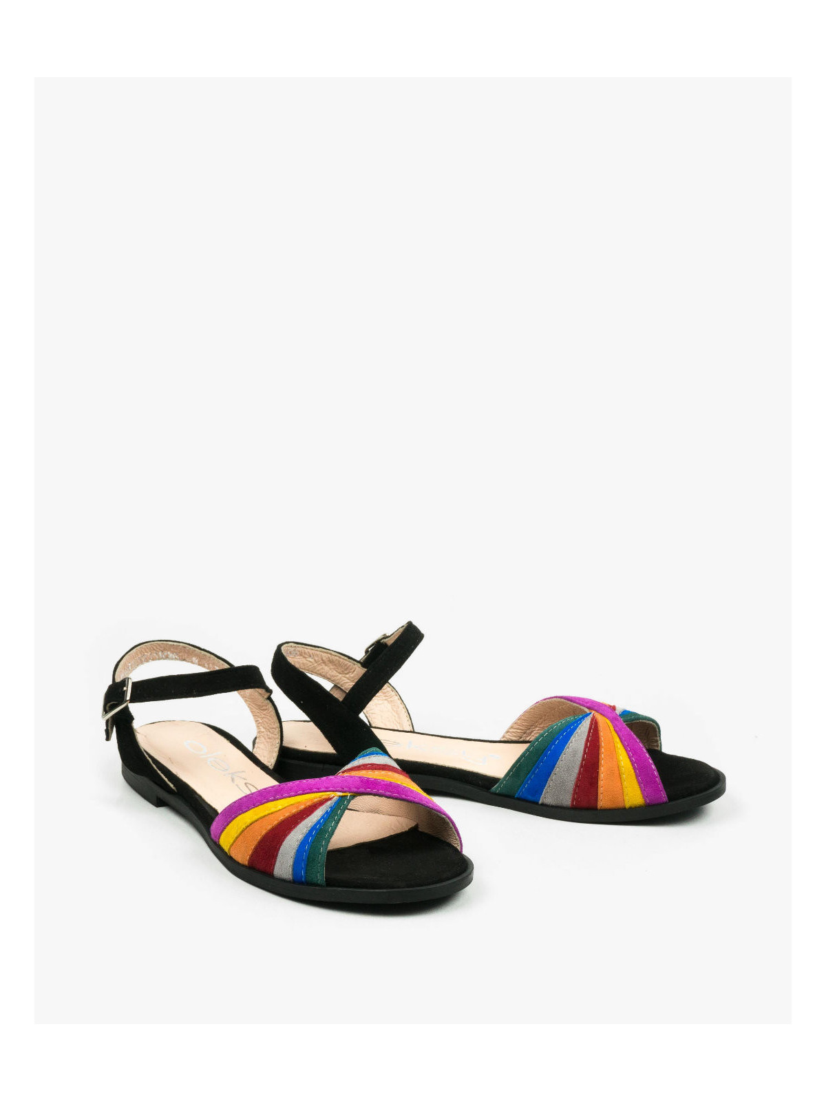 Sandały damskie skórzane