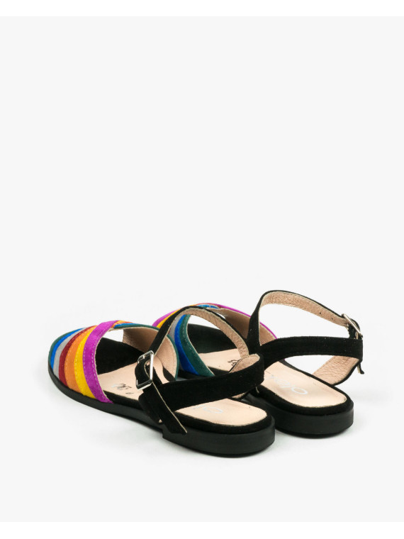 Sandały damskie skórzane