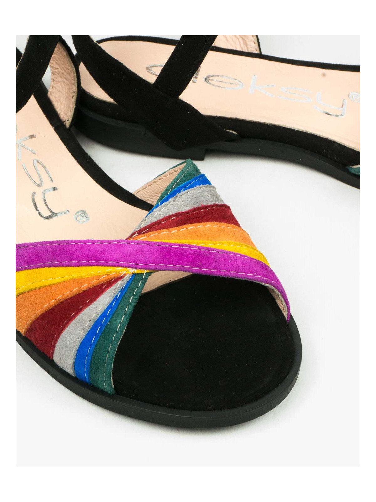 Sandały damskie skórzane