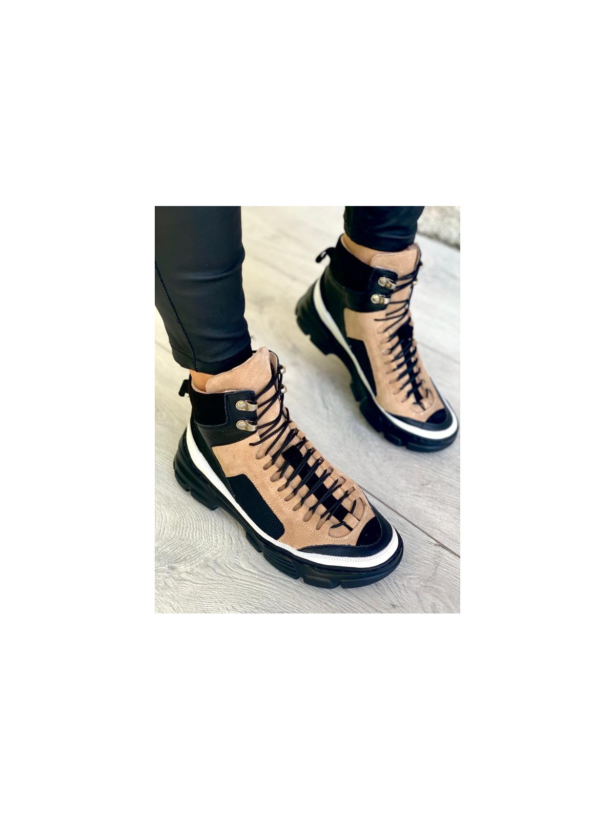 Adidasy damskie skórzane