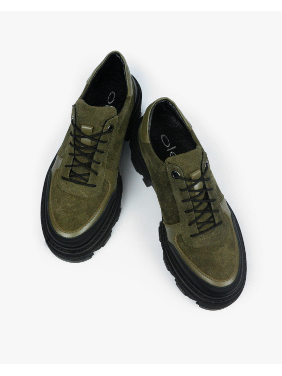 Traperki damskie skórzane