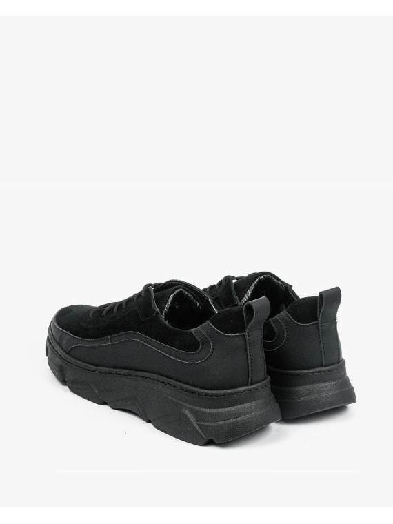 Czarne adidasy damskie skórzane