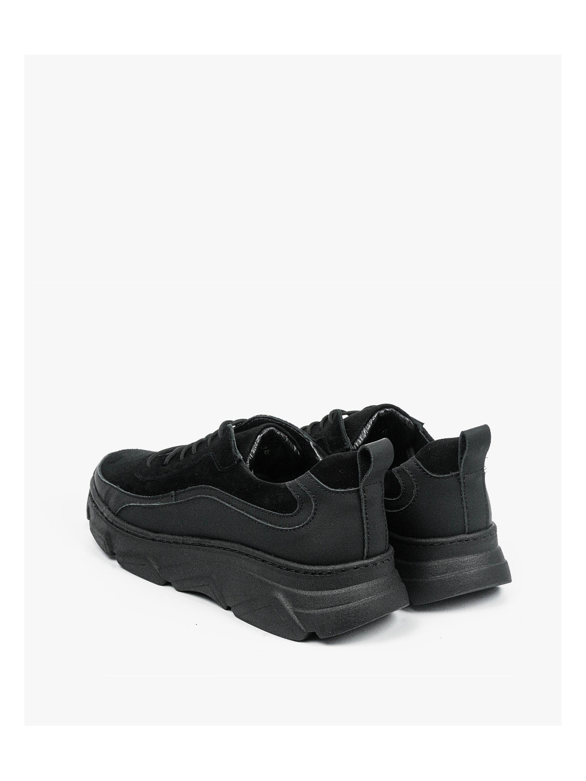 Czarne adidasy damskie skórzane