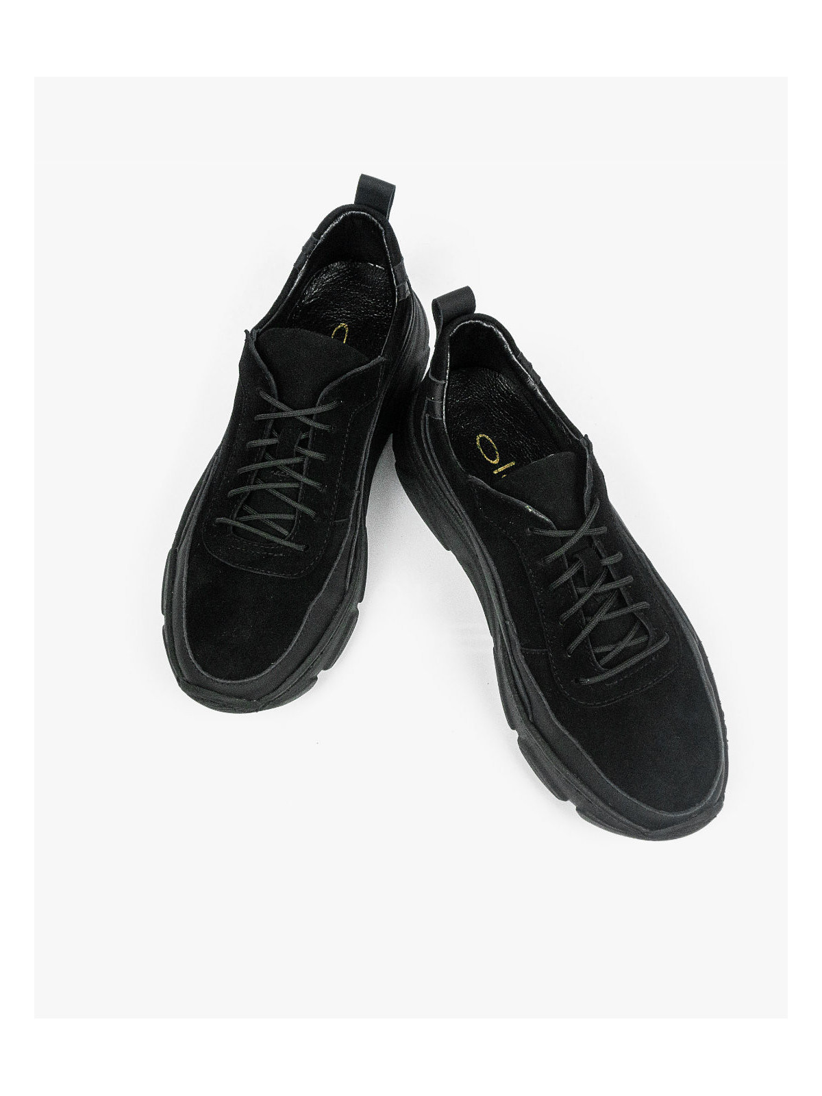 Czarne adidasy damskie skórzane