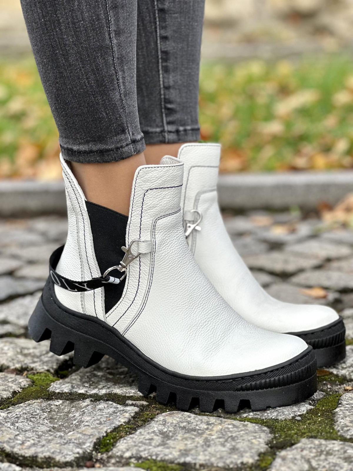 Trapery damskie skórzane OLEKSY Polskiej produkcji