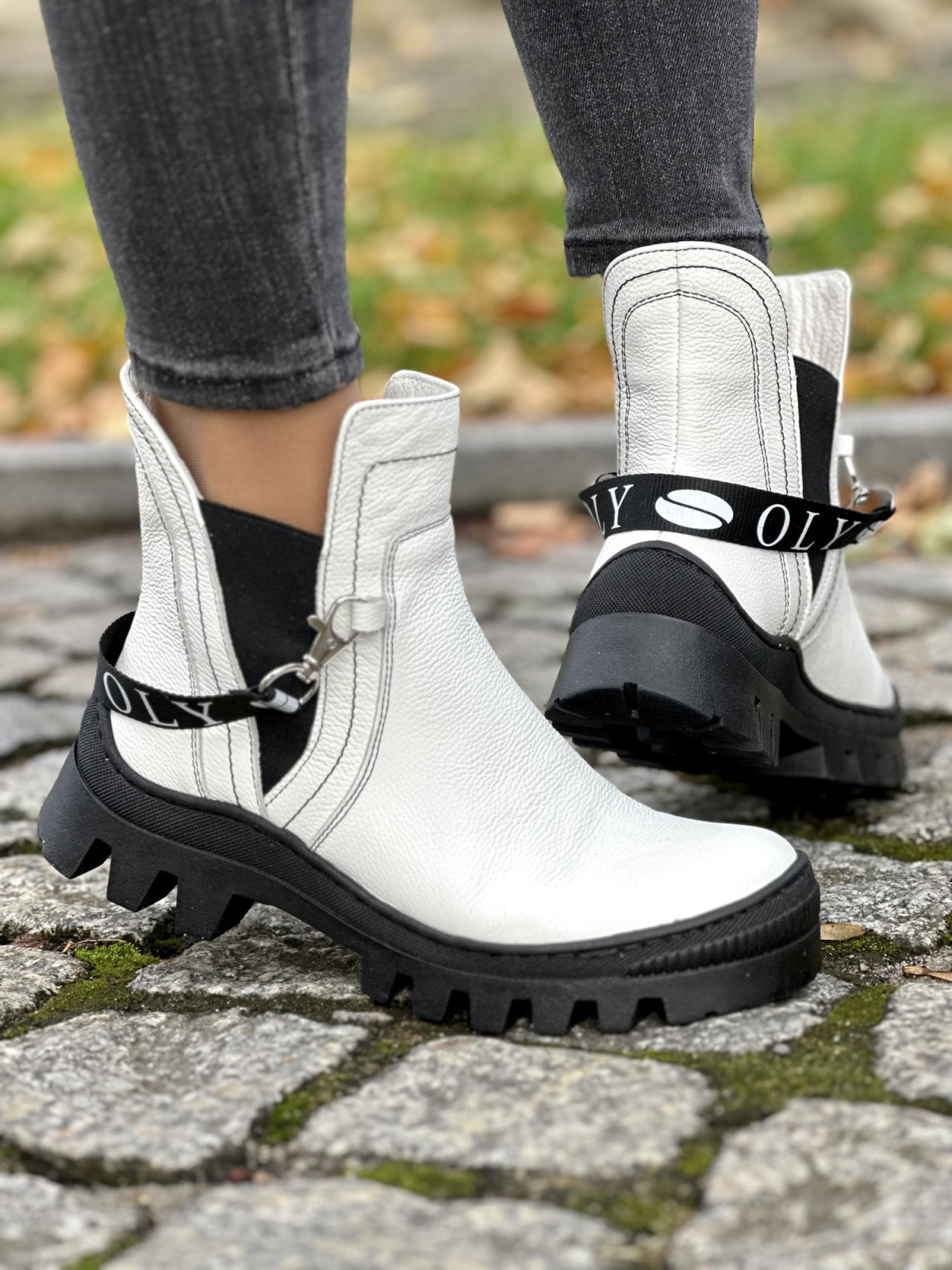 Trapery damskie skórzane OLEKSY Polskiej produkcji