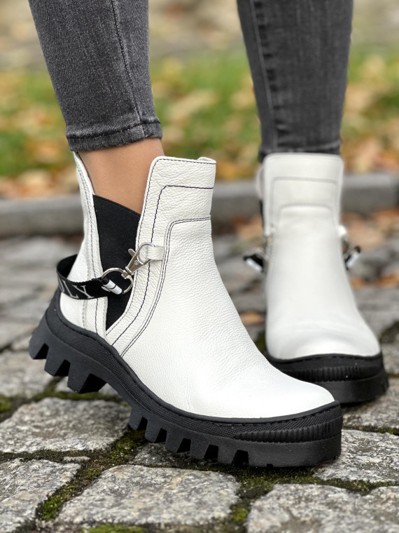 Trapery damskie skórzane OLEKSY Polskiej produkcji