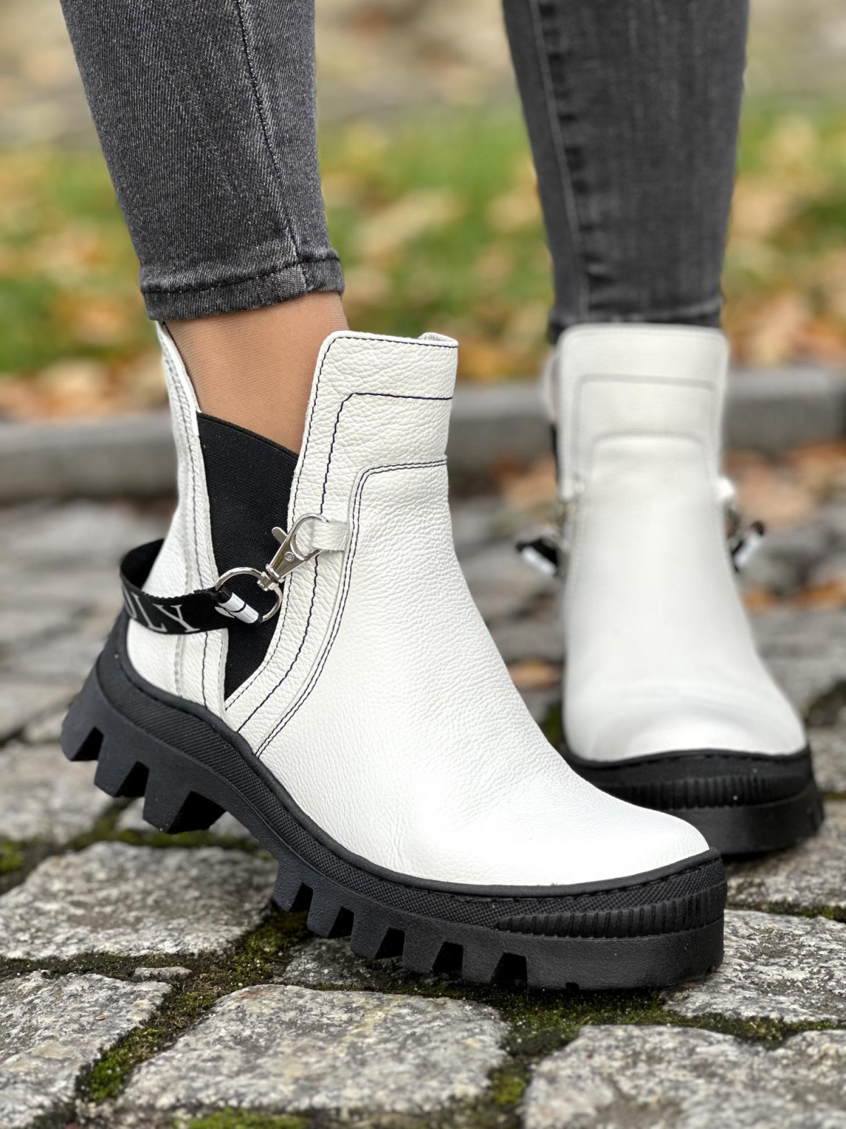 Trapery damskie skórzane OLEKSY Polskiej produkcji