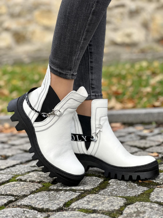 Trapery damskie skórzane OLEKSY Polskiej produkcji