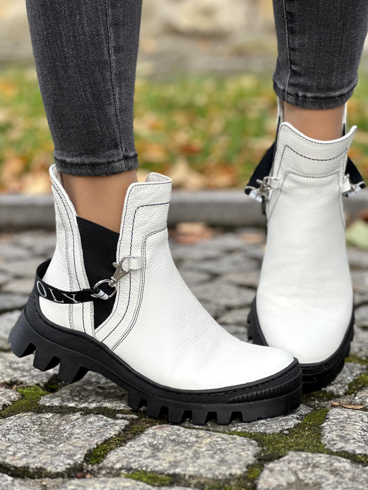 Trapery damskie skórzane OLEKSY Polskiej produkcji