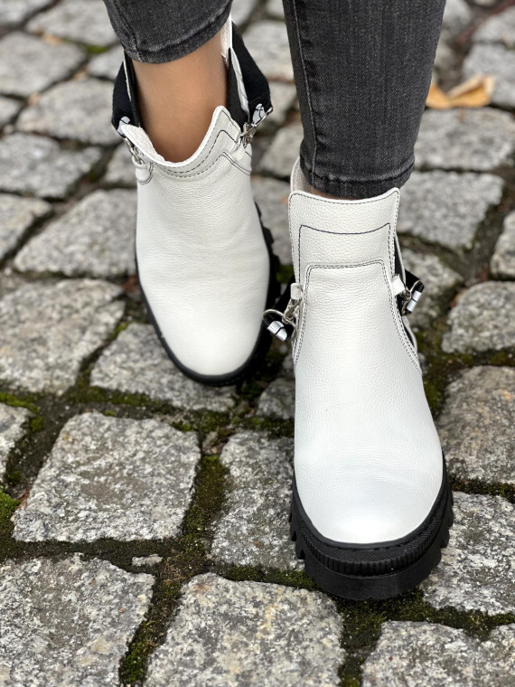 Trapery damskie skórzane OLEKSY Polskiej produkcji