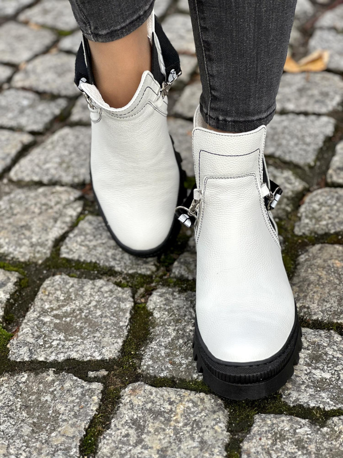 Trapery damskie skórzane OLEKSY Polskiej produkcji