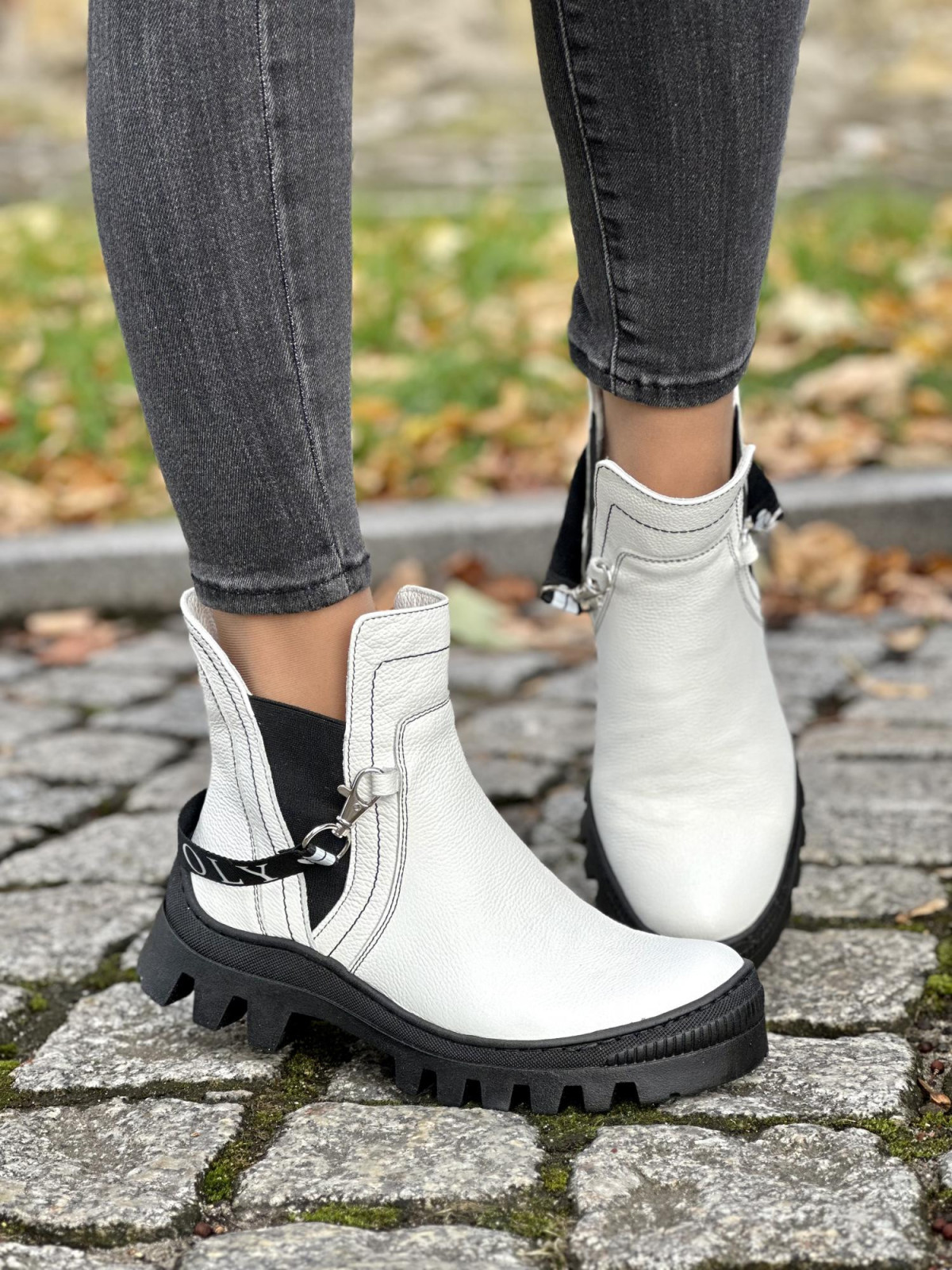 Trapery damskie skórzane OLEKSY Polskiej produkcji