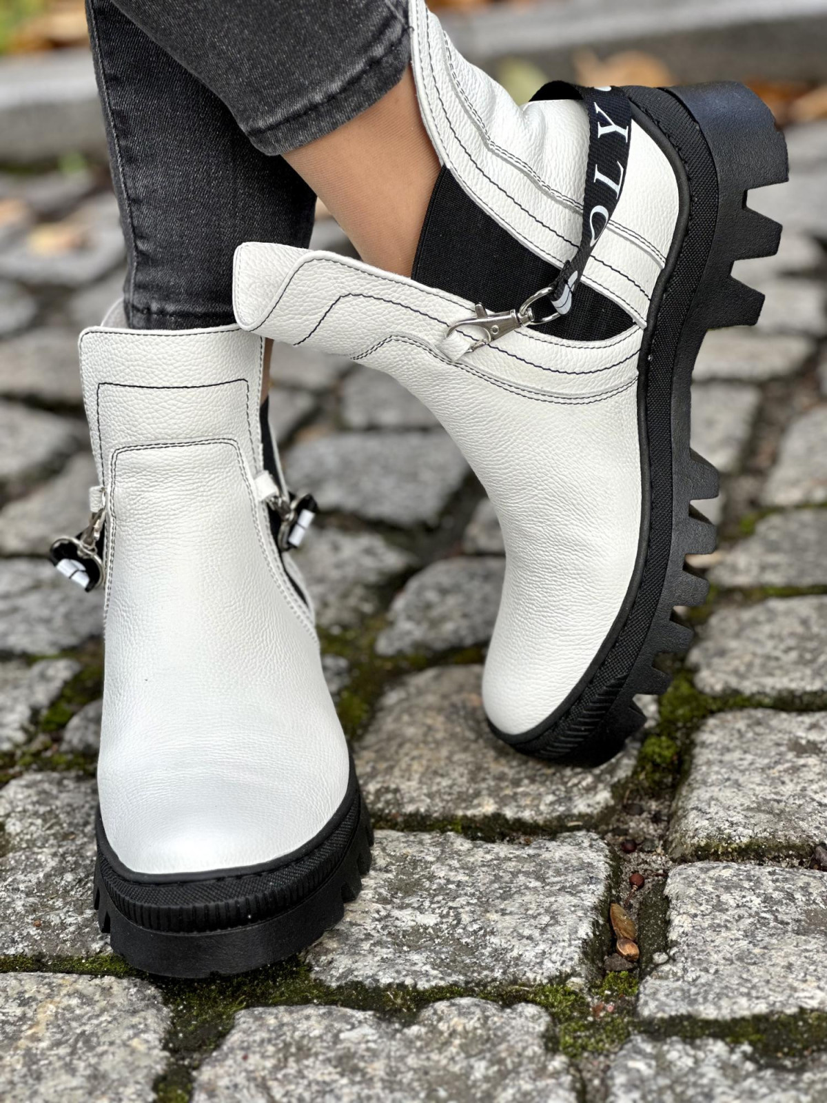 Trapery damskie skórzane OLEKSY Polskiej produkcji