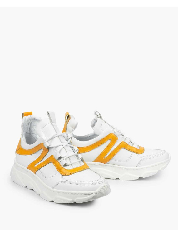 Białe adidasy damskie skórzane