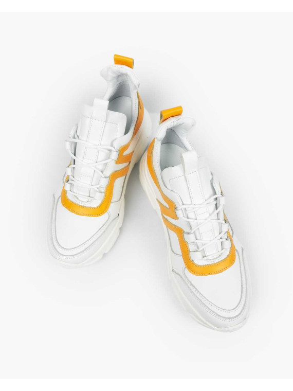 Białe adidasy damskie skórzane