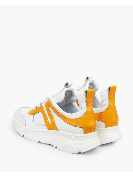 Białe adidasy damskie skórzane