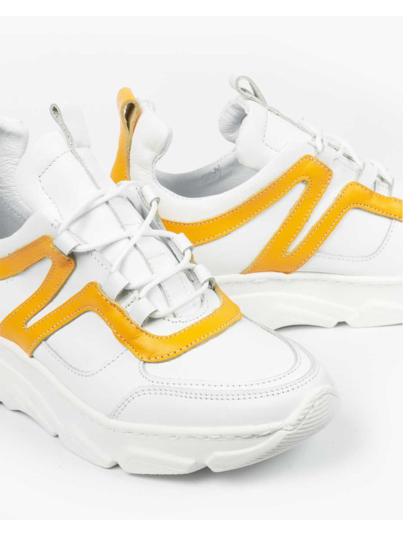 Białe adidasy damskie skórzane