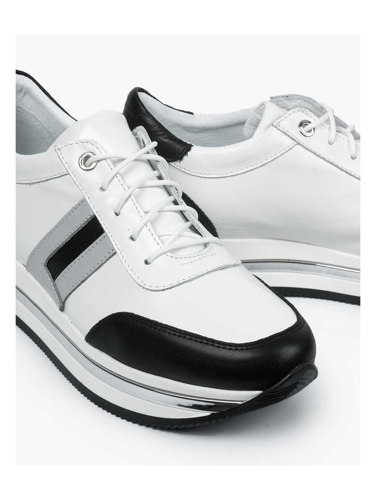 Adidasy damskie skórzane