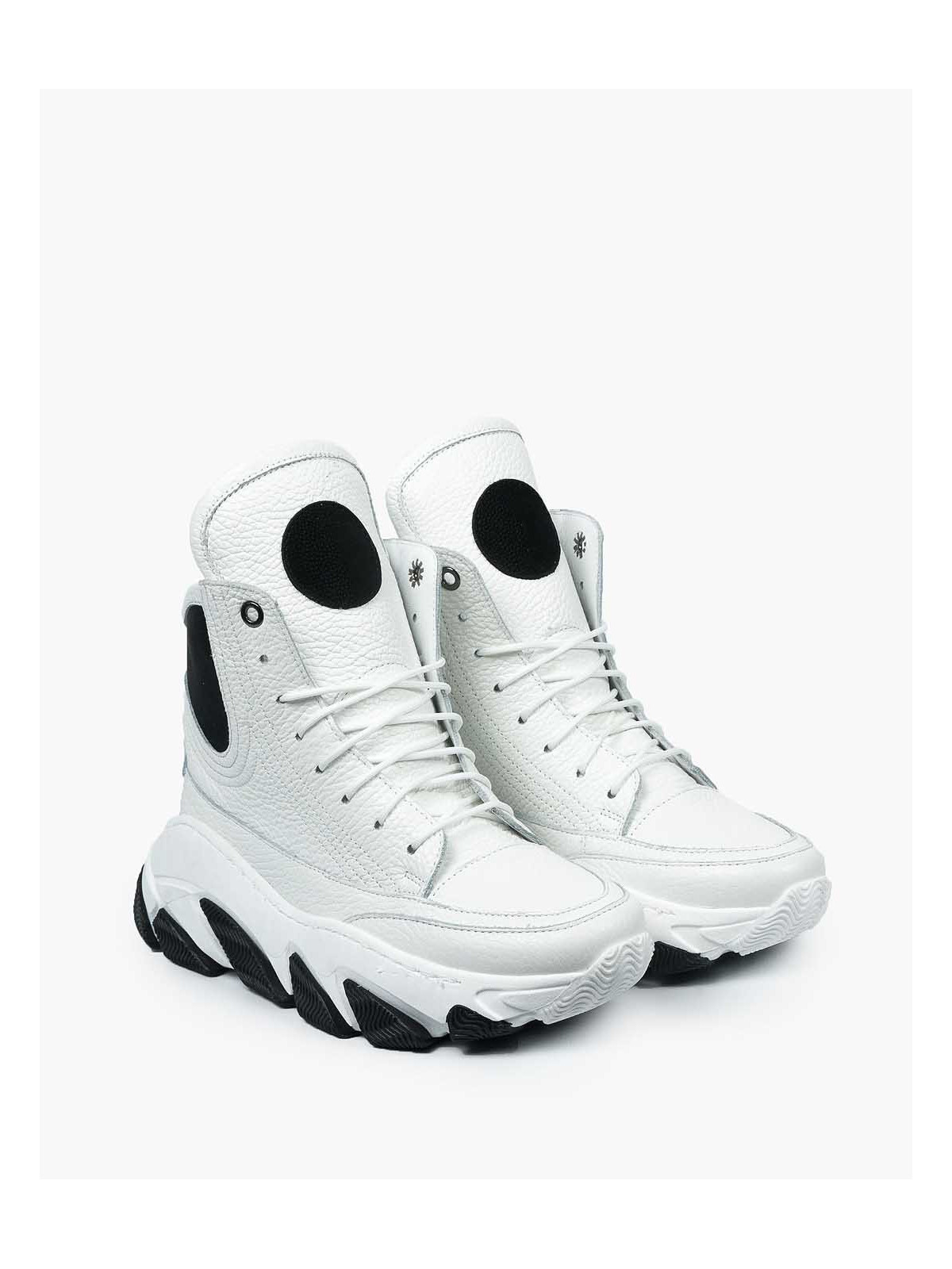 Białe adidasy damskie skórzane